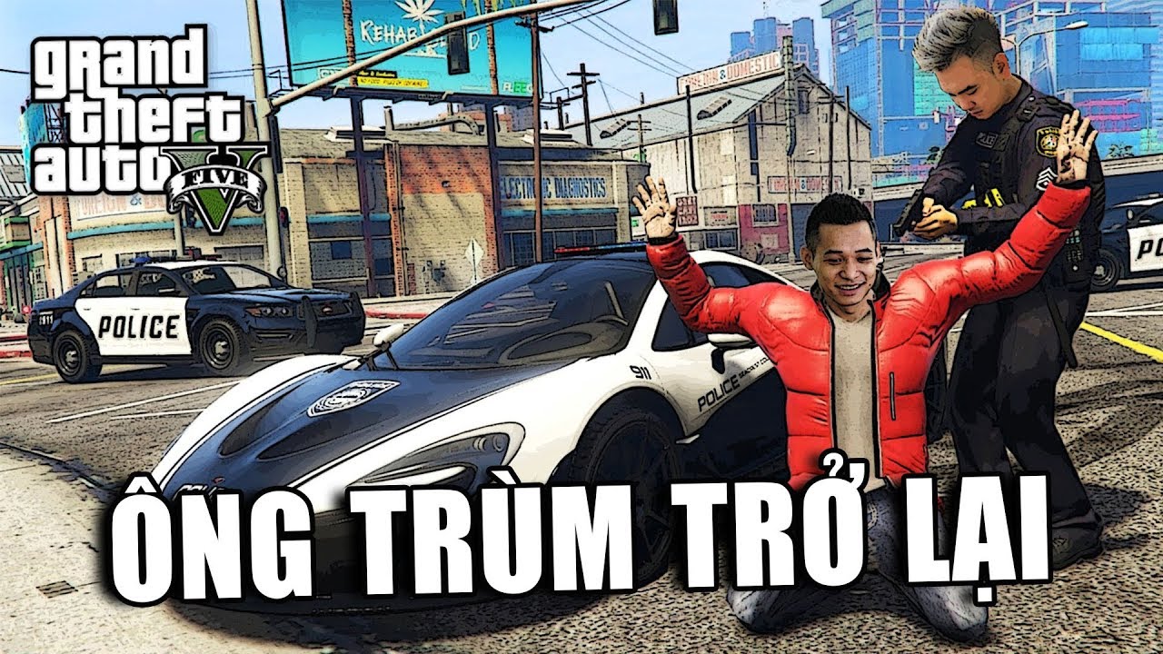 (GTA V Roleplay #12) Băng cướp OMO #1: &Ocirc;ng Tr&ugrave;m trở lại.