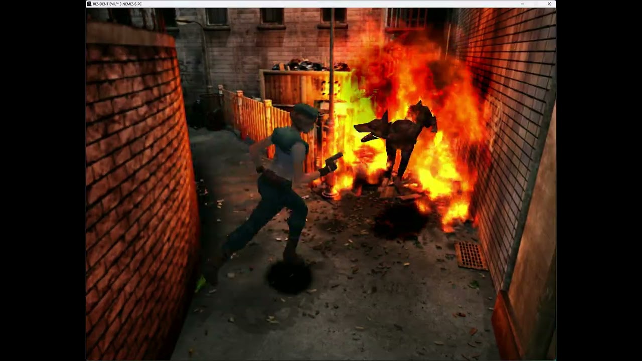RE3 Nemesis (GOG+Rebirth) - 3D Analog Mod - Gameplay up to R.P.D.