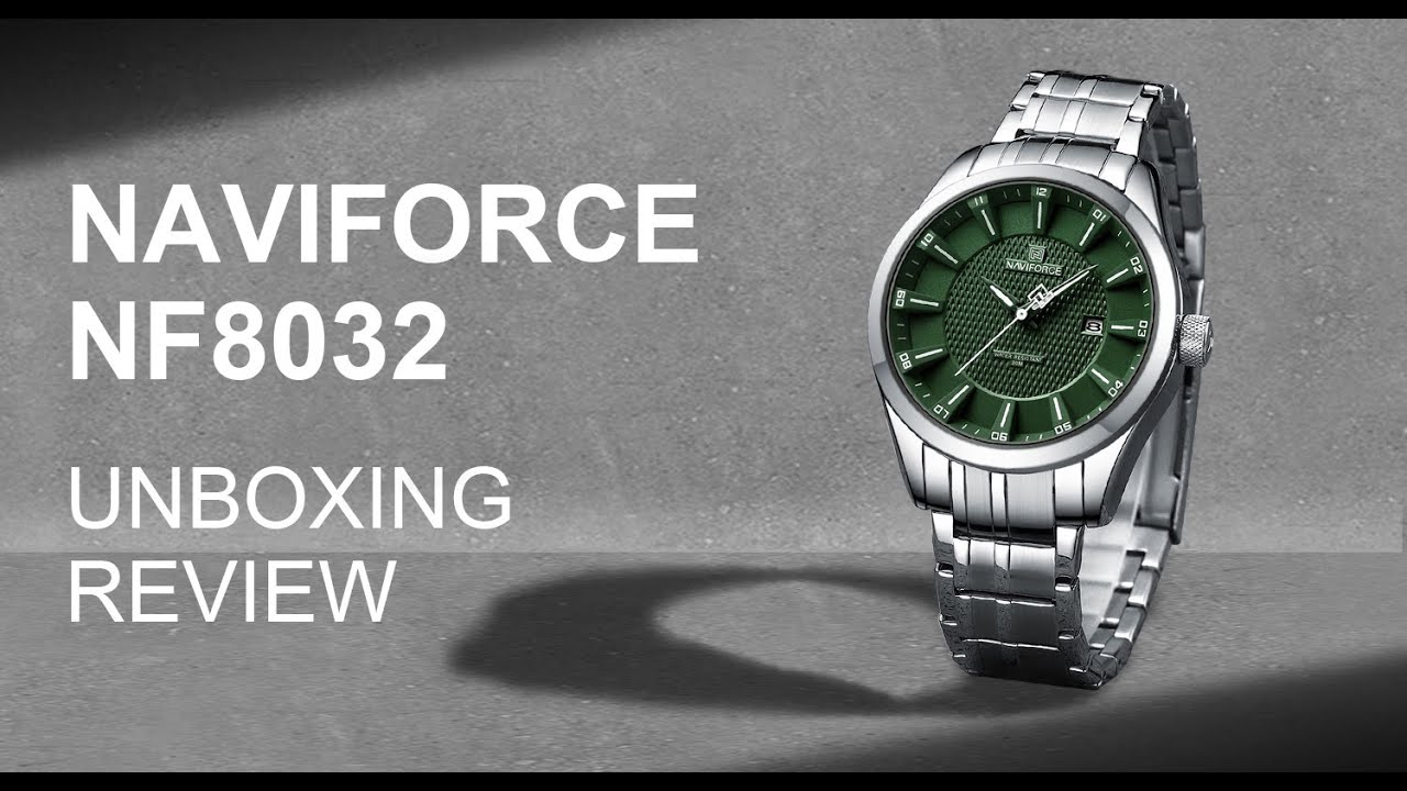 Unboxing Review |Naviforce Watch NF8032 New Arrival Japanese Quartz Calendar Movement Latest Design