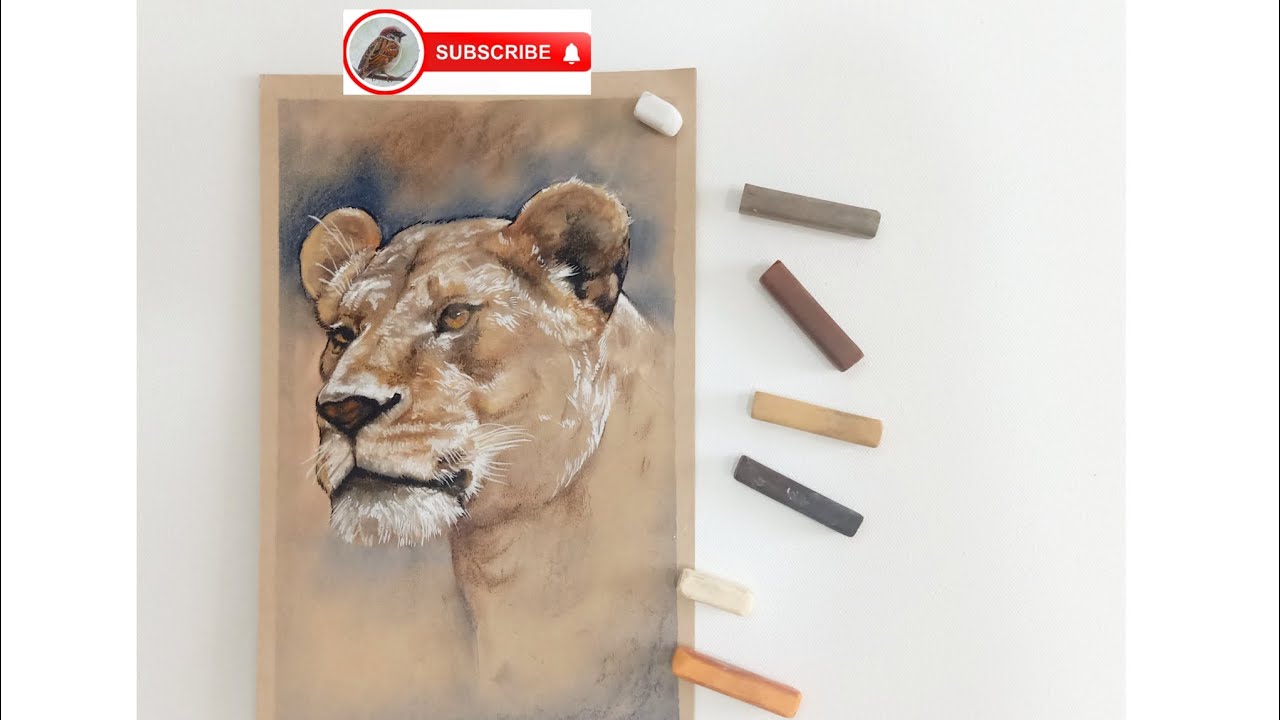 How to make an Lion ( Soft Pastel )