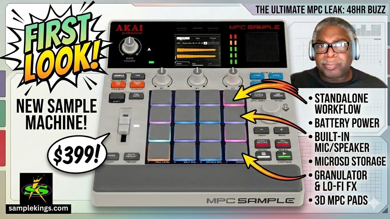 The NEW AKAI MPC SAMPLE - Game Changer?