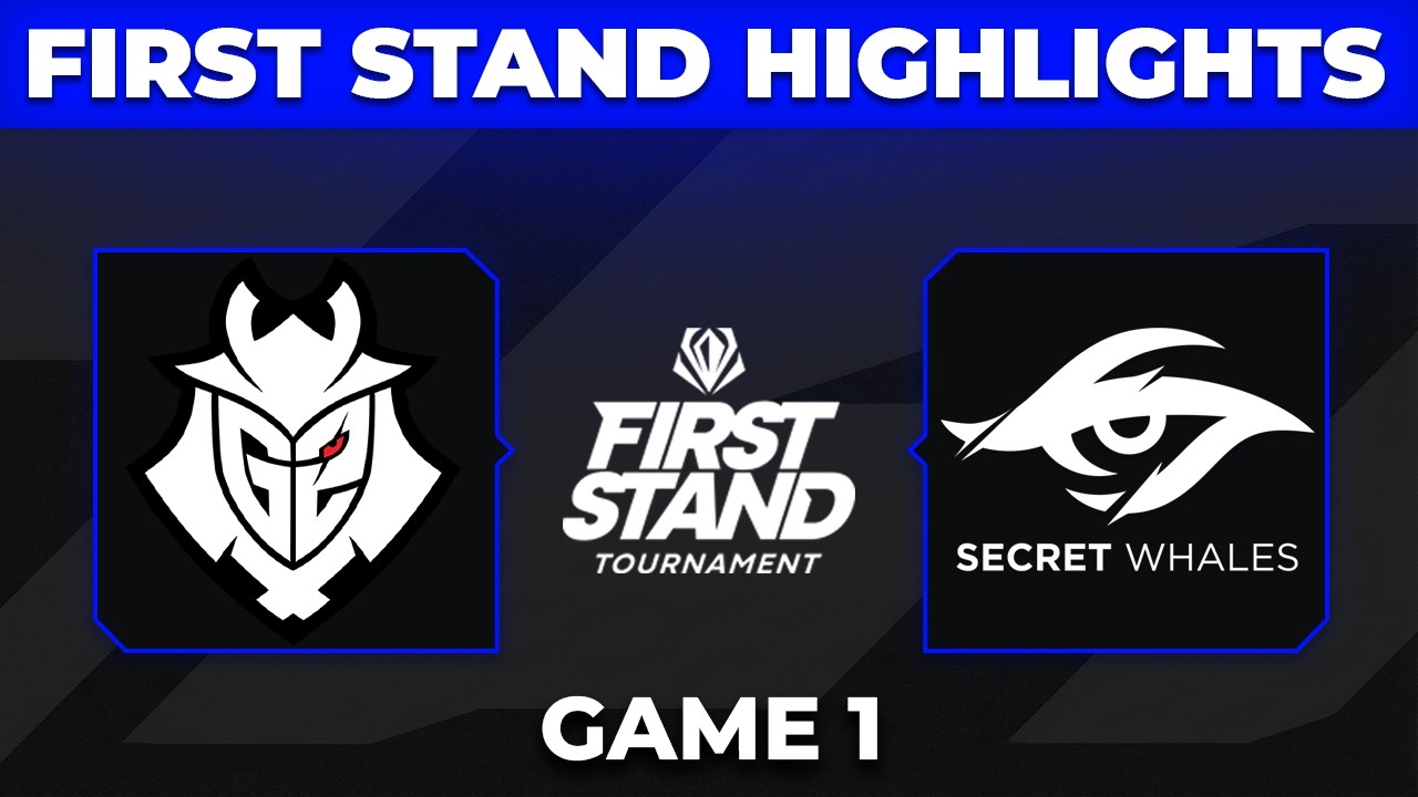 Обзор матча G2 против TSW, игра 1 | Первый день группового этапа First Stand 2026 | G2 Esports пр...