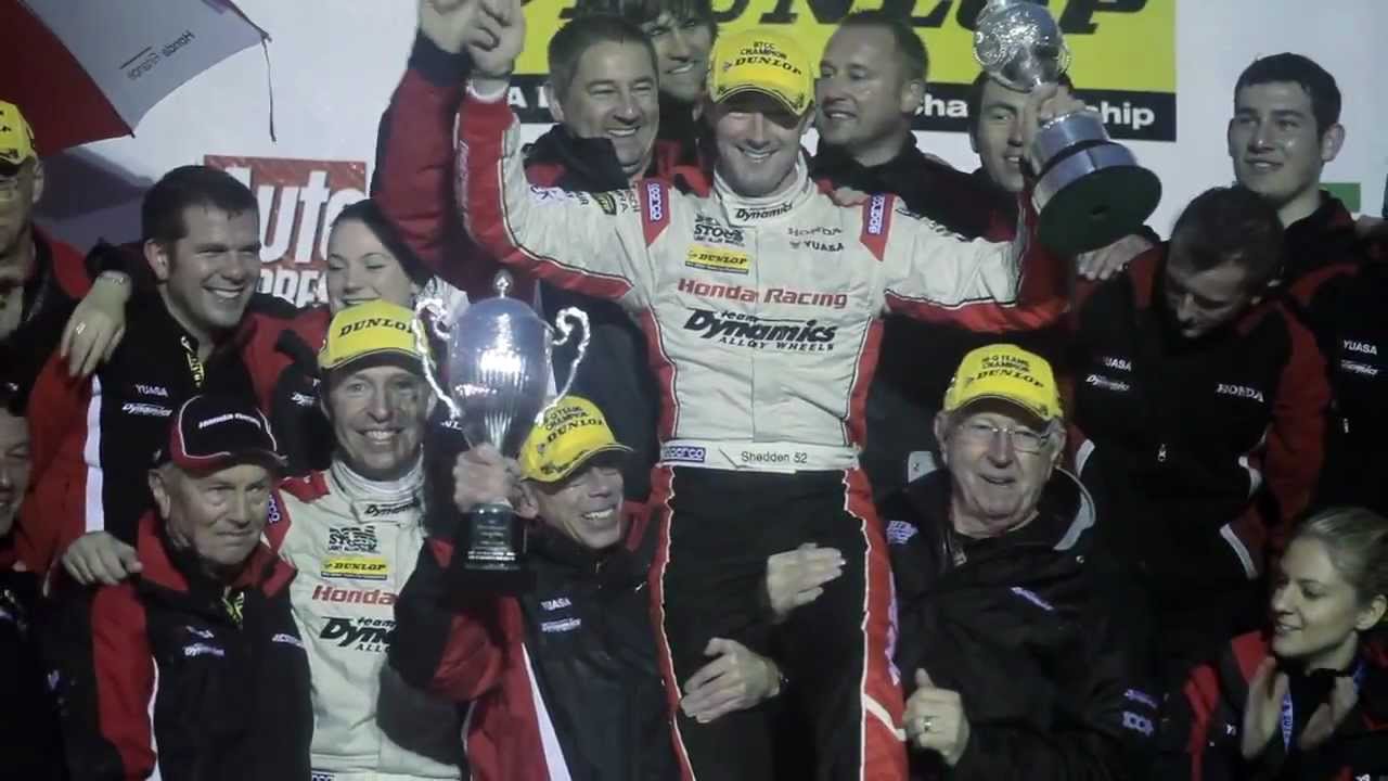 Gordon Shedden / 2012 BTCC Finale / Honda Yuasa Racing BTCC Champions 2012
