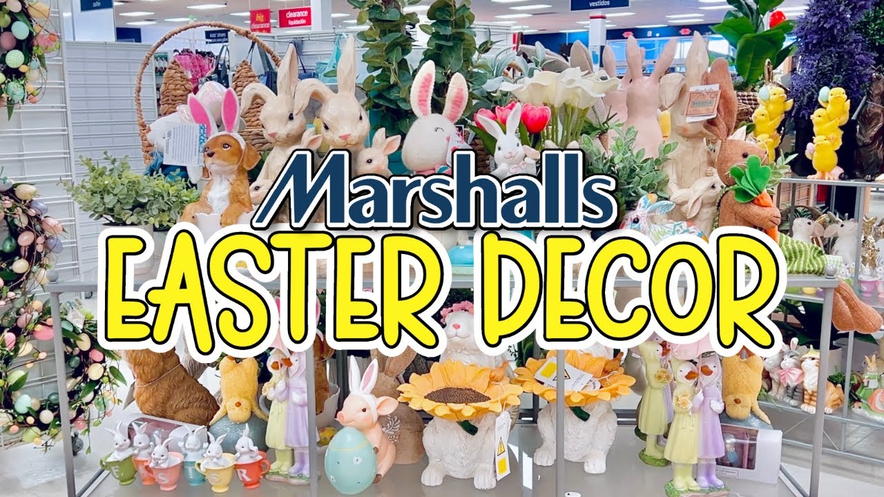 MARSHALLS EASTER DECOR FINDS | Shop With Me Walkthrough