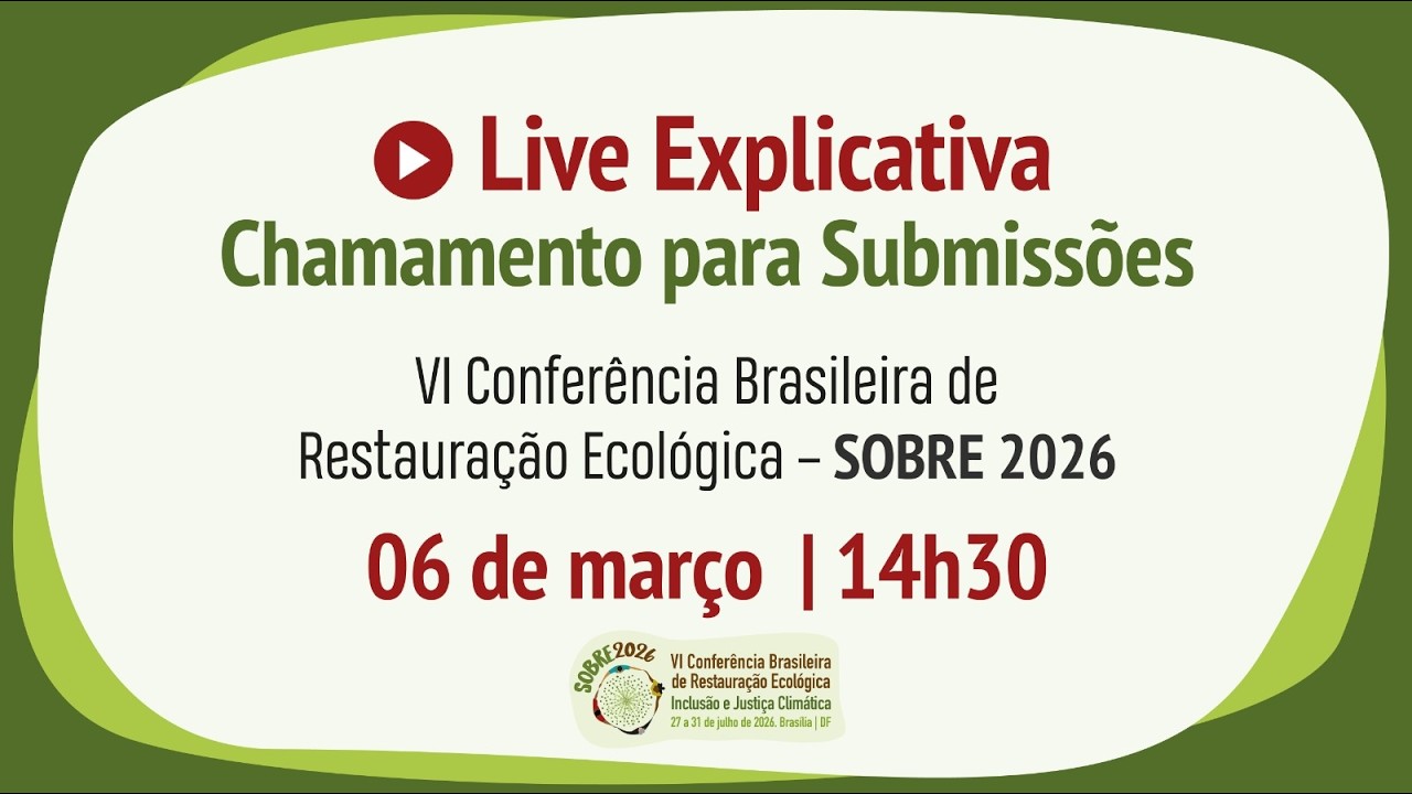 Live explicativa - Chamada para submissão de trabalhos à SOBRE2026