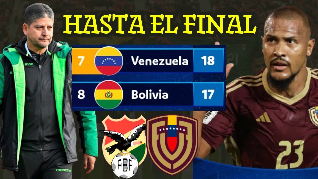 VENEZUELA LE GANA EL REPECHAJE A BOLIVIA? 😱 ANÁLISIS TABLA POSICIONES ELIMINATORIAS Futbolista Zurdo