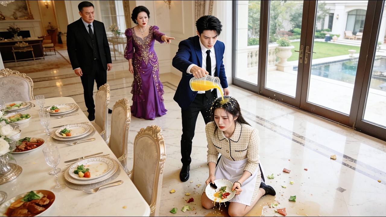 她身為千金卻一直被全家當成下人使喚，斷絕關係閃婚大佬，當眾揭穿全家惡行，看他們跪地求饒！#短剧 #逆袭 | 粥粥短剧社