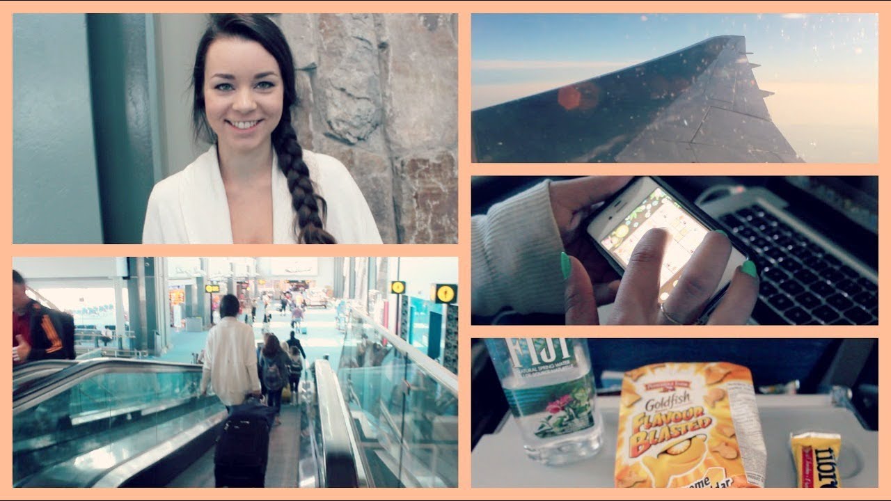 Travel/Airplane Makeup, Outfit & Essentials