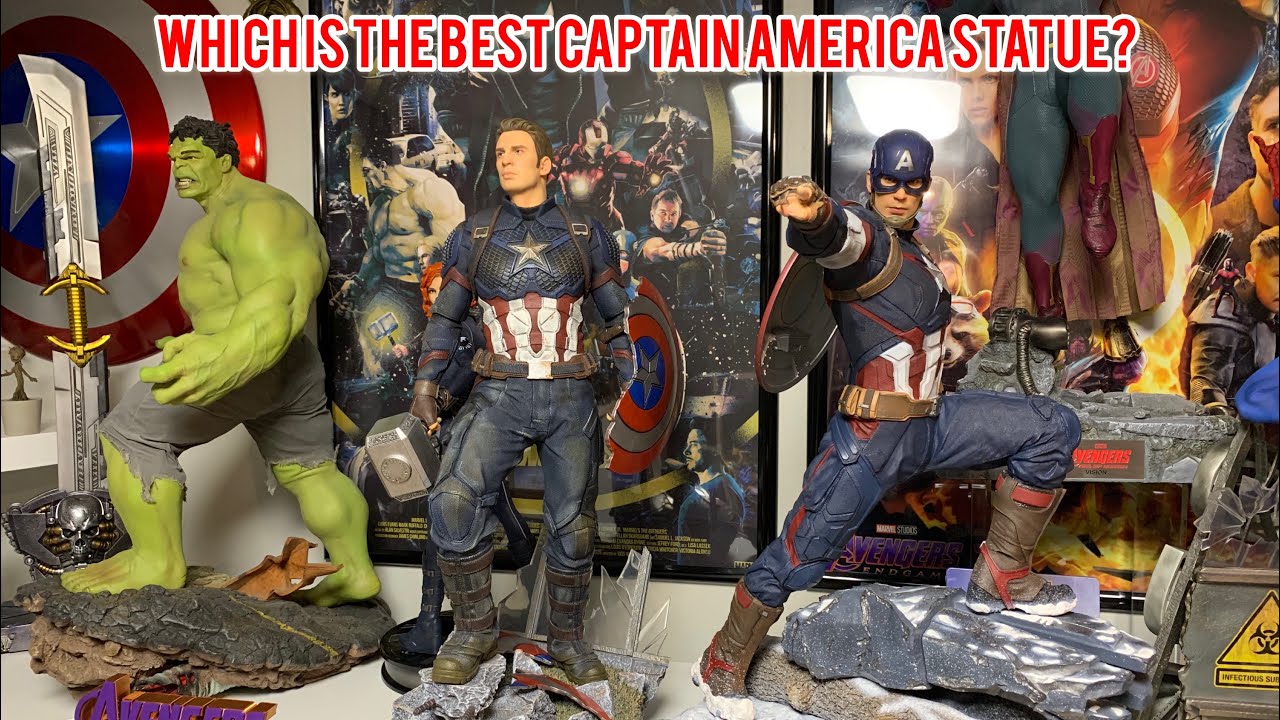 Iron Studios Avengers Endgame Captain America 1/4 Statue Unboxing/Review/Rumble