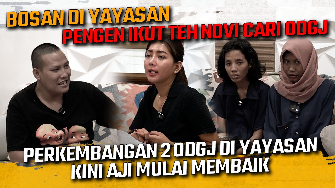 AJI BOSAN DI YAYASAN - AJI INGIN IKUT TEH NOVI EVAKUASI ODGJ