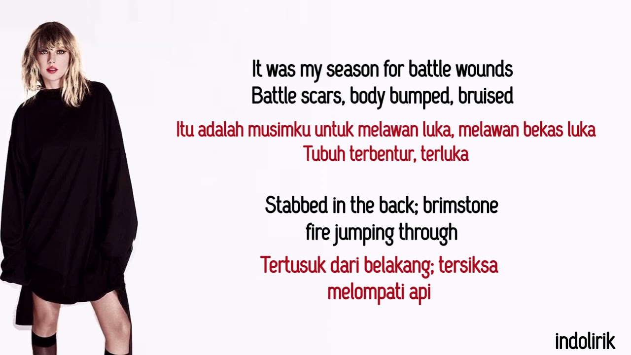 Taylor Swift - Bad Blood ft Kendrik Lamar | Lirik Terjemahan