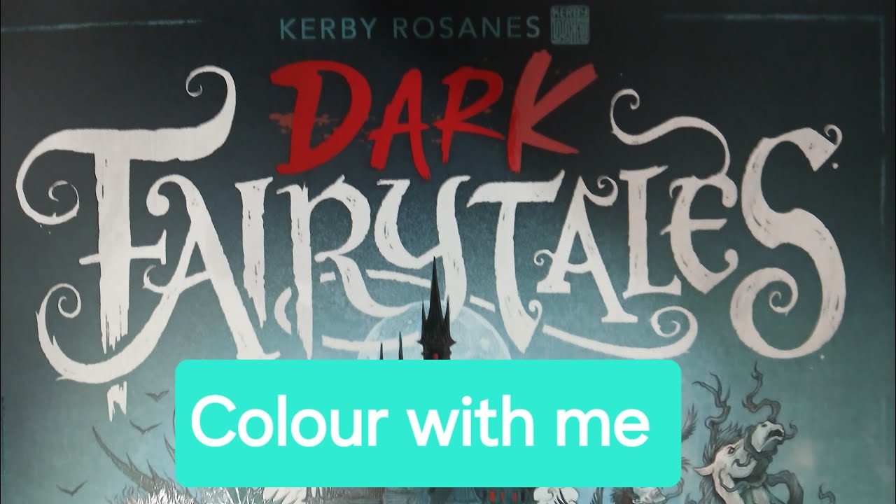 Colour with me in Kerby Rosanes' 'Dark Fairy Tales' the Ugly Duckling