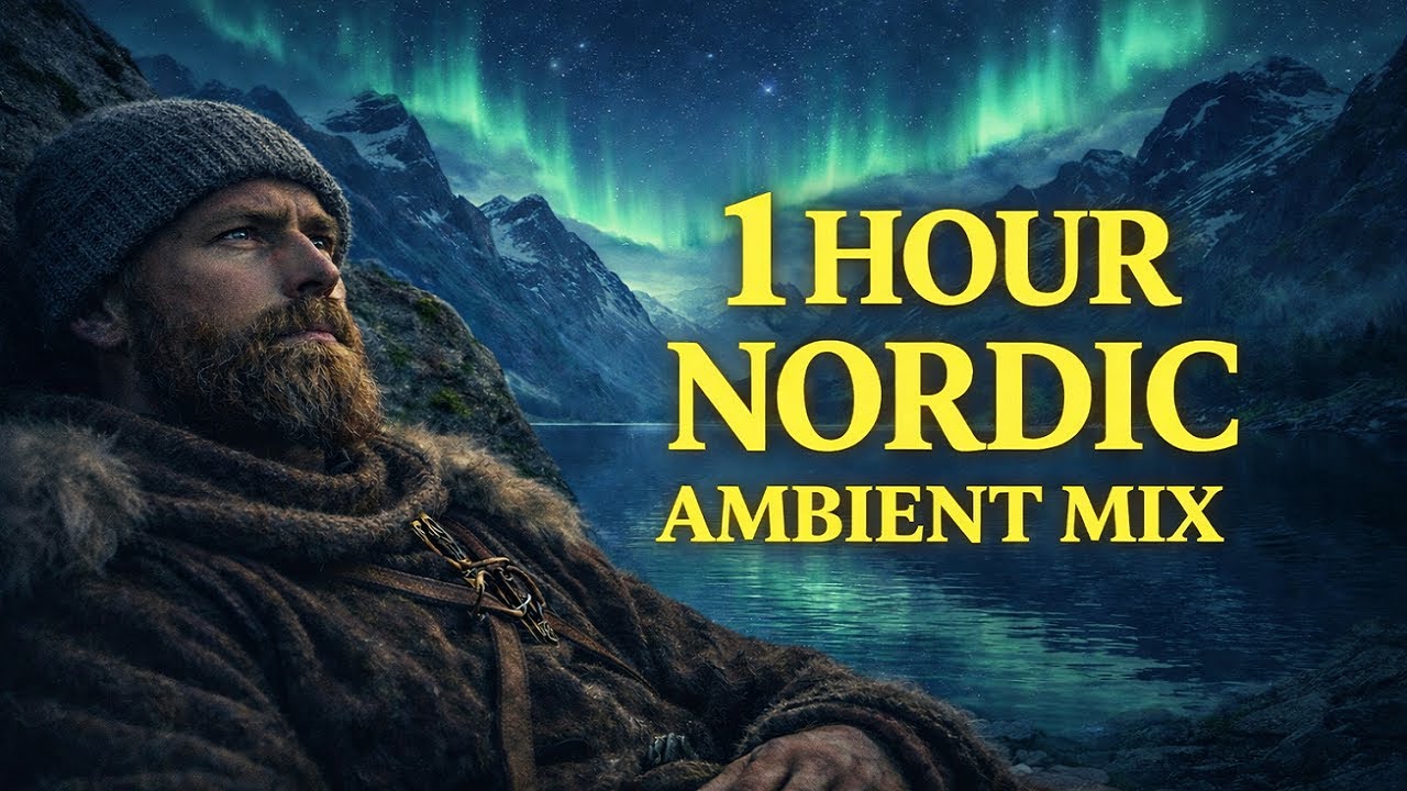 1 Hour Nordic Ambient Mix  for meditation and yoga | Valhalla Fjord Focus