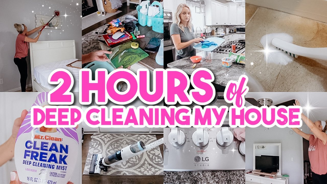 2 HOURS OF DEEP CLEANING MY HOUSE-ORGANIZATION+DECLUTTERING-CLEAN WITH ME-JESSI CHRISTINE
