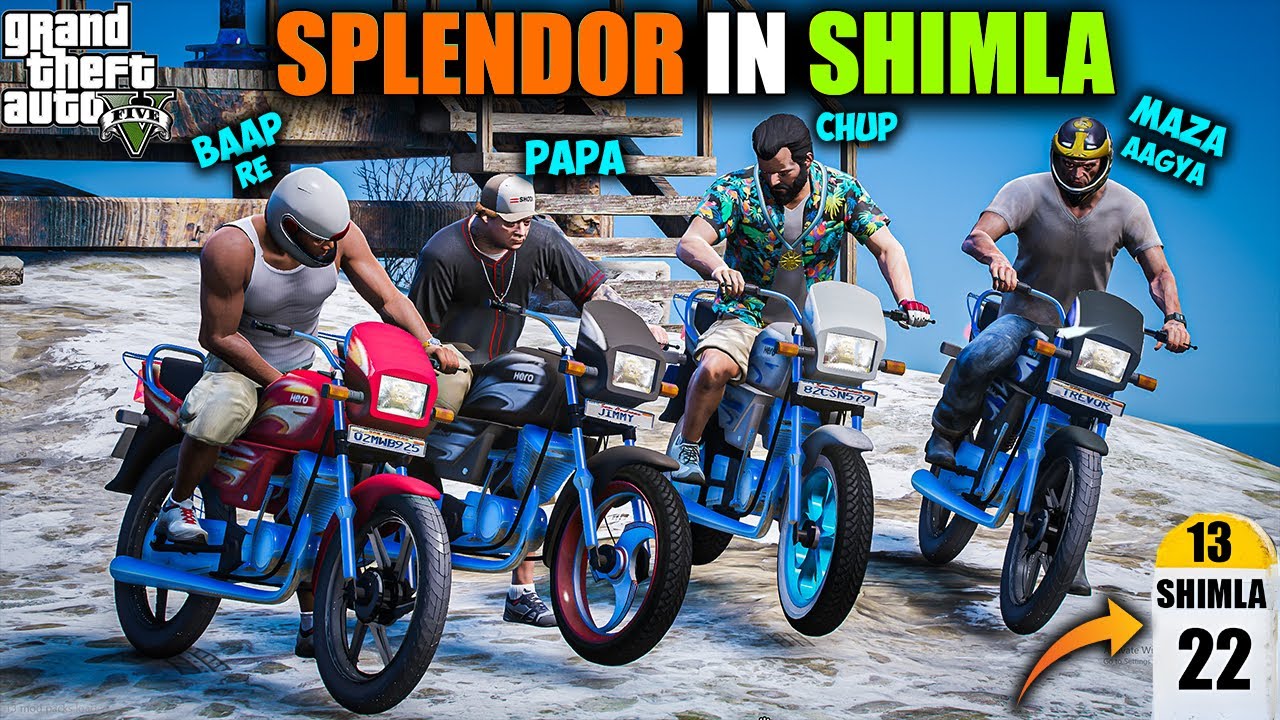 JIMMY HERO SPLENDOR IN SHIMLA GONE WRONG | GTA 5