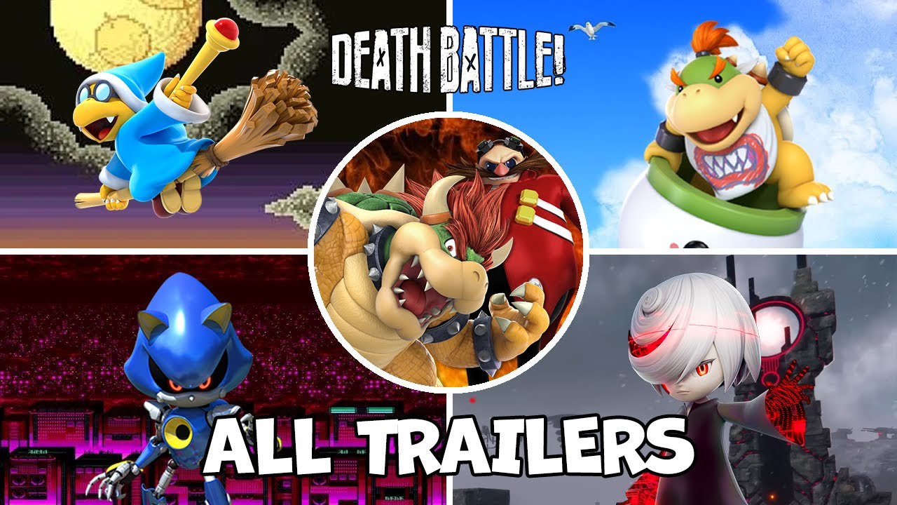 All Trailers - Bowser vs Eggman (2024) | Death Battle!
