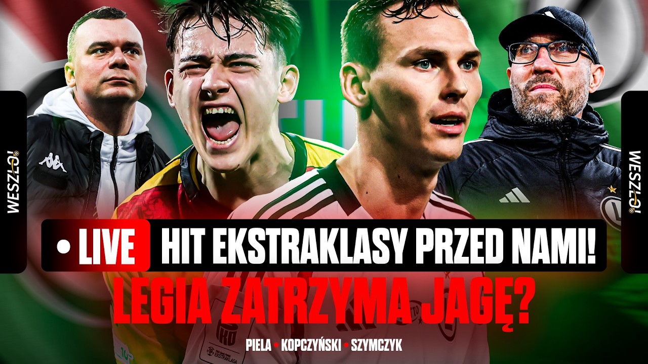 JAGA - LEGIA W HICIE EKSTRAKLASY! CZY PAPSZUN I SPÓŁKA ZATRZYMAJĄ ZESPÓŁ SIEMIEŃCA? CZARNA ELKA LIVE