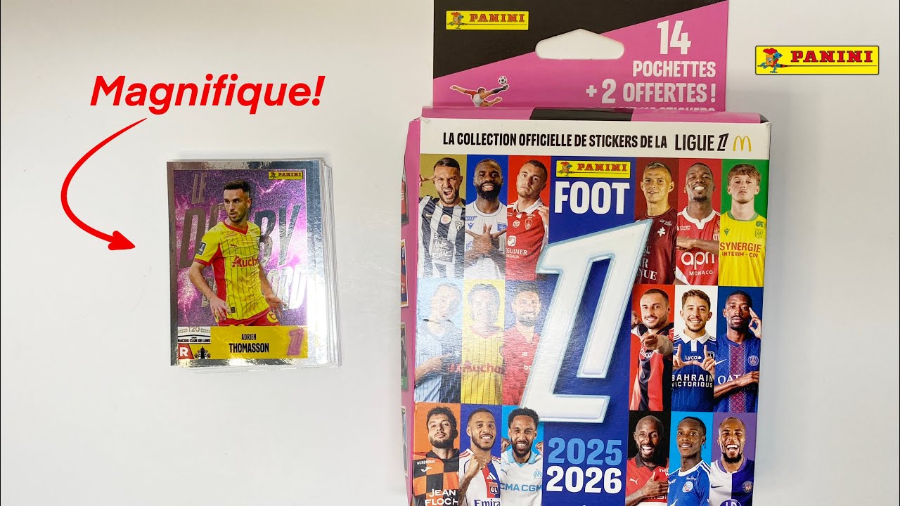Stickers Panini ligue 1 2025/26