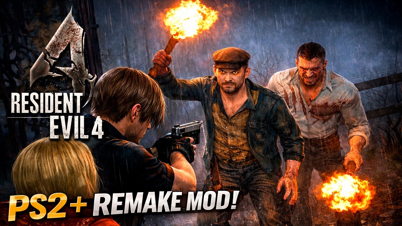 RESIDENT EVIL 4 REMAKE MOD PS2 - DUBLADO E LEGENDADO