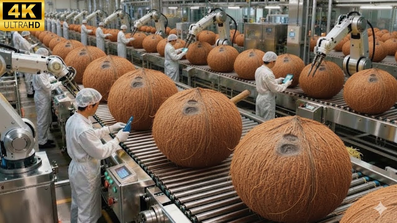 Inside a Modern Coconut Factory: Advanced Processing Technology