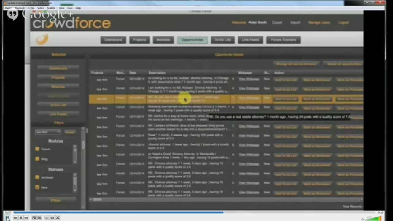 Crowd Force Demo