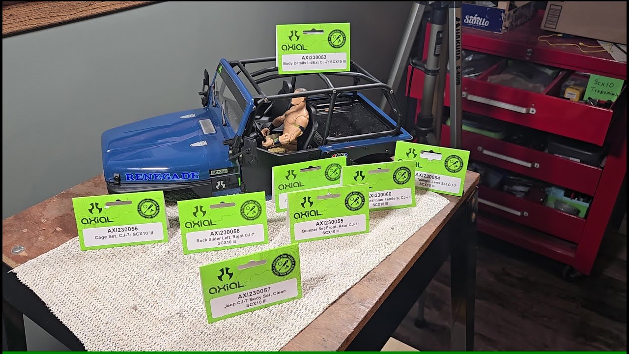 Converting Axial Scx10 iii Base-Camp To A JEEP CJ-7? This, is worth watching first.#axial #offroad