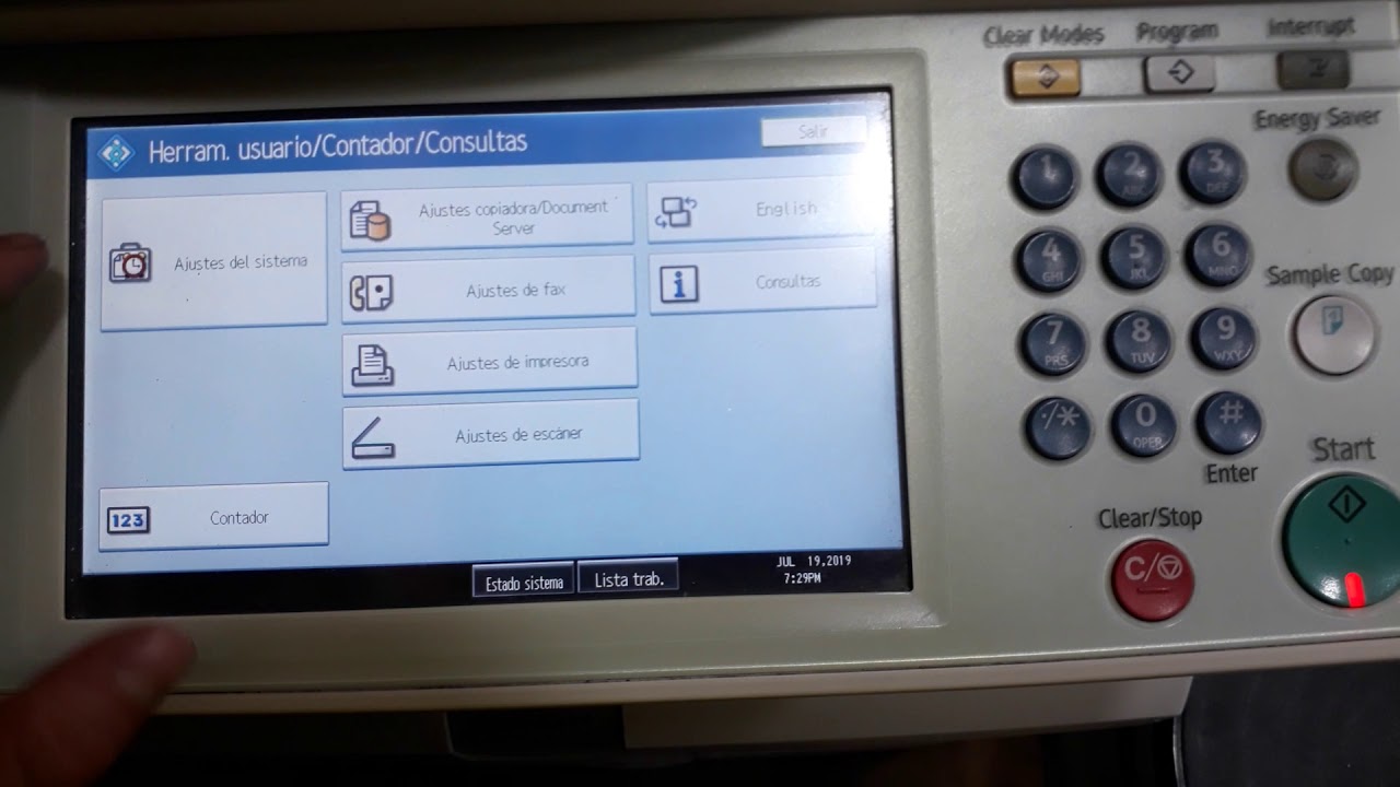 Configuracion Ricoh AFICIO MP C2500 - MP C5000- MP C4500 para escaneo