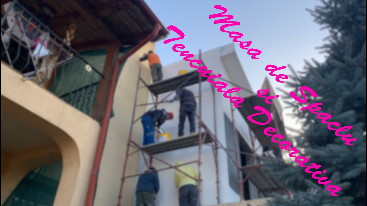 Casa pe Structura Metalica - Episodul 7- Masa de Spaclu si Tencuiala decorativa