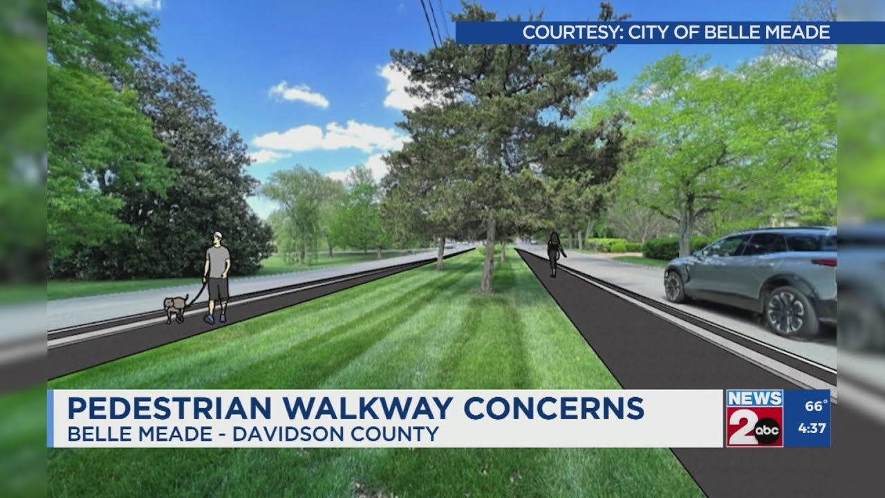 Pedestrian walkway plan raises concerns in Belle Meade