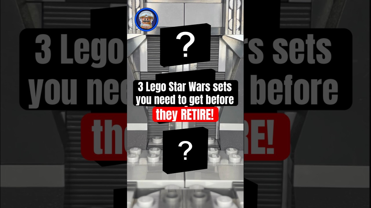 Get these 3 Lego Star Wars sets before they retire! #lego #legotips #legos #legostarwars #shorts