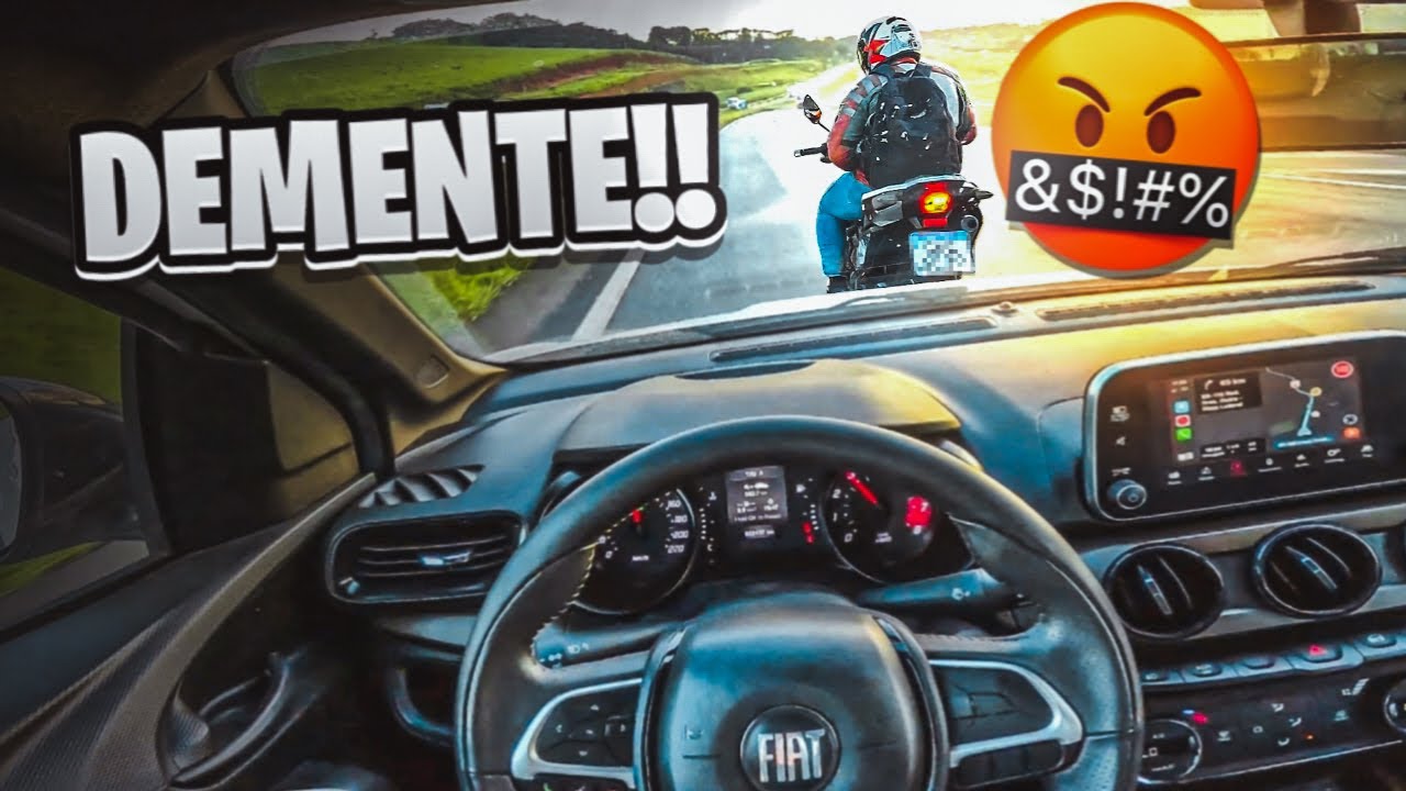 IMBECIL METEU O BRAKE CHECK NA PISTA E AINDA FICOU REVOLTADO 🤬