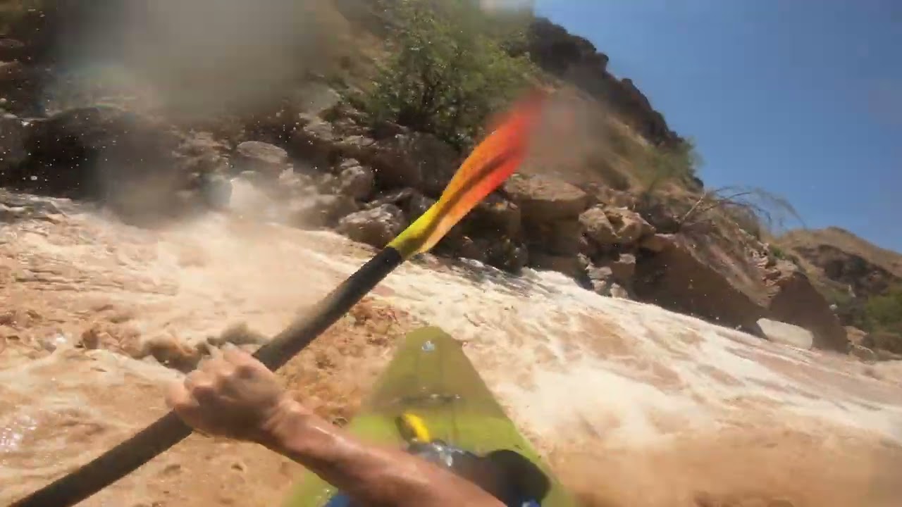 Kayaking Timpoweap Canyon during monsoon season: Virgin to LaVerkin