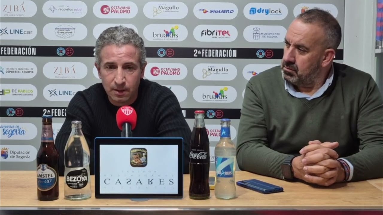 Rueda de prensa sobre la destitución de Iñaki Bea como entrenador de la Gimnástica Segoviana