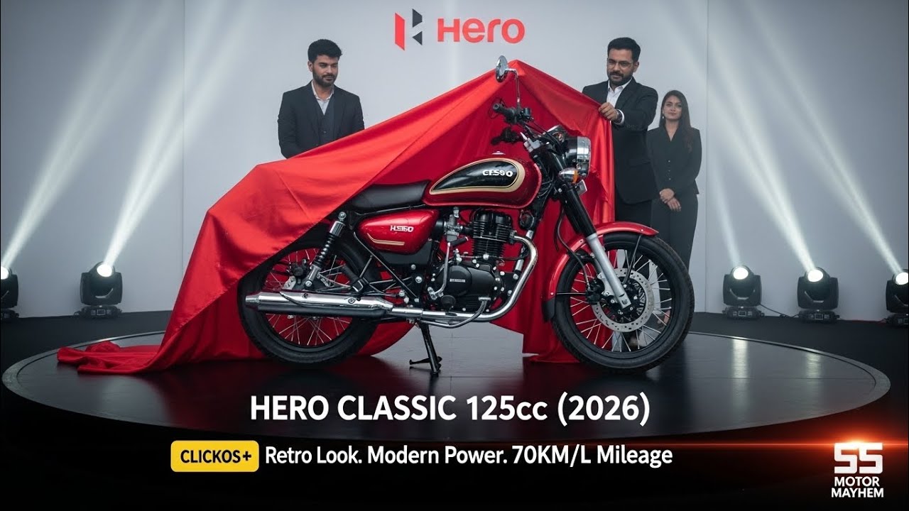 👉 Представлен Hero Classic 125cc 2026 года &mdash; ретро-стиль, расход топлива 70 км/л и полный обзор