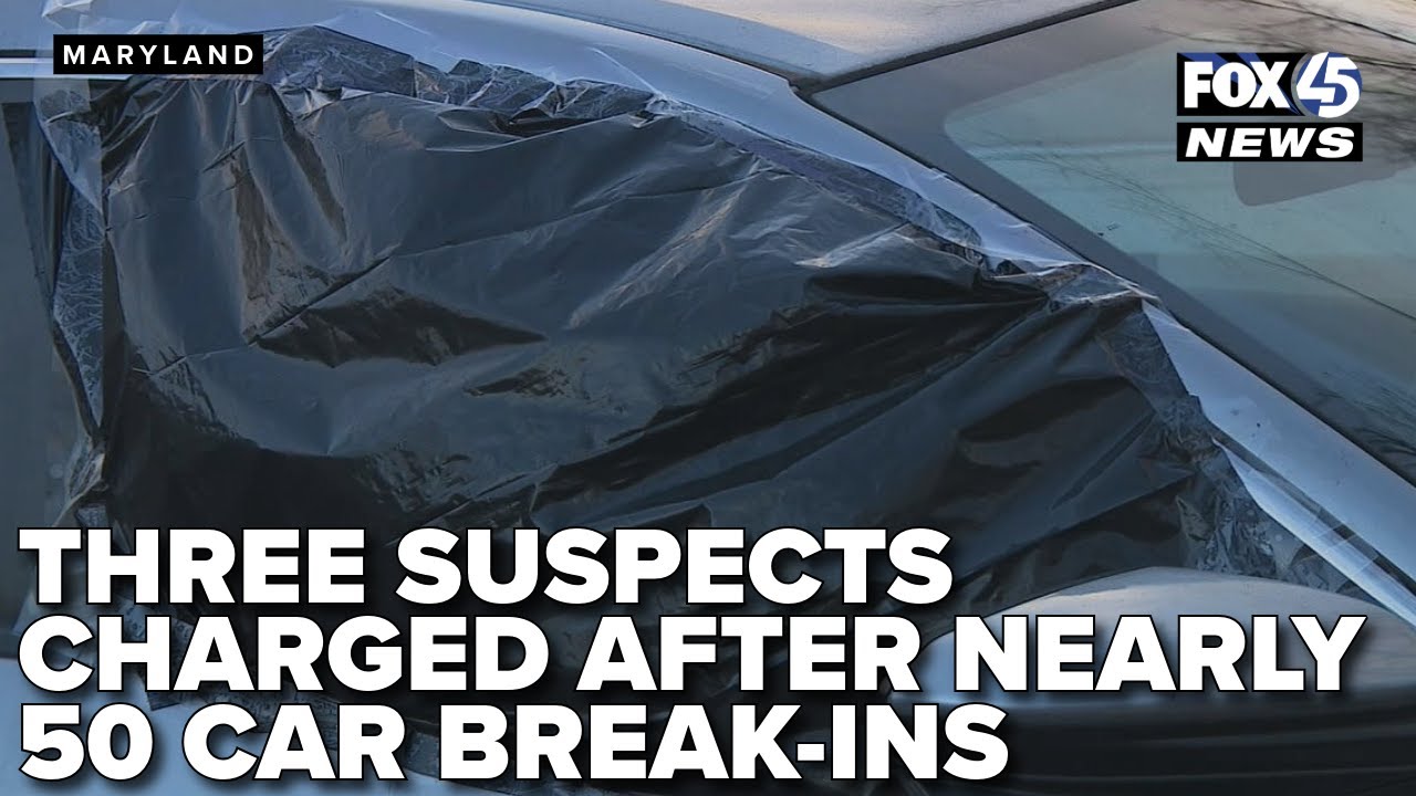 Howard County police charge three suspects after nearly 50 vehicle break-ins overnight