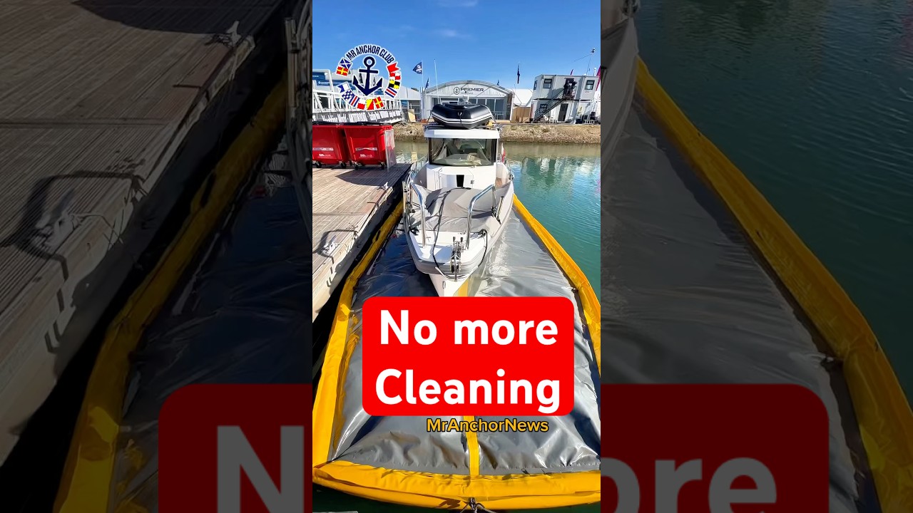 This system keeps your boat clean without toxic antifouling! Eco-friendly, fuel-saving
