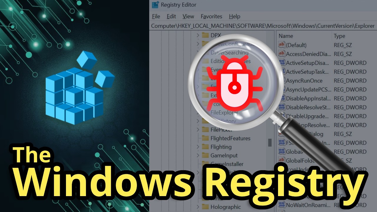 Начало работы с реестром Windows