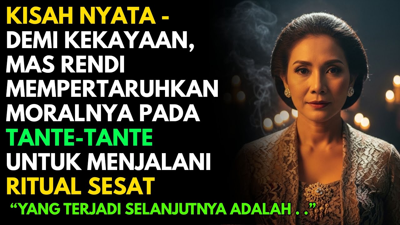 KISAH NYATA - DEMI KEKAYAAN, MORAL-PUN DIPERTARUHKAN UNTUK RITUAL SESAT