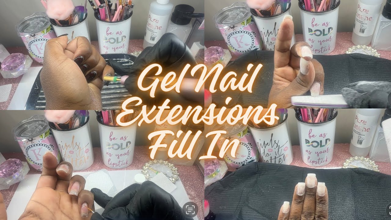  Watch Me Work: Gel Nail Extensions Fill In | IBD Builder Gel 