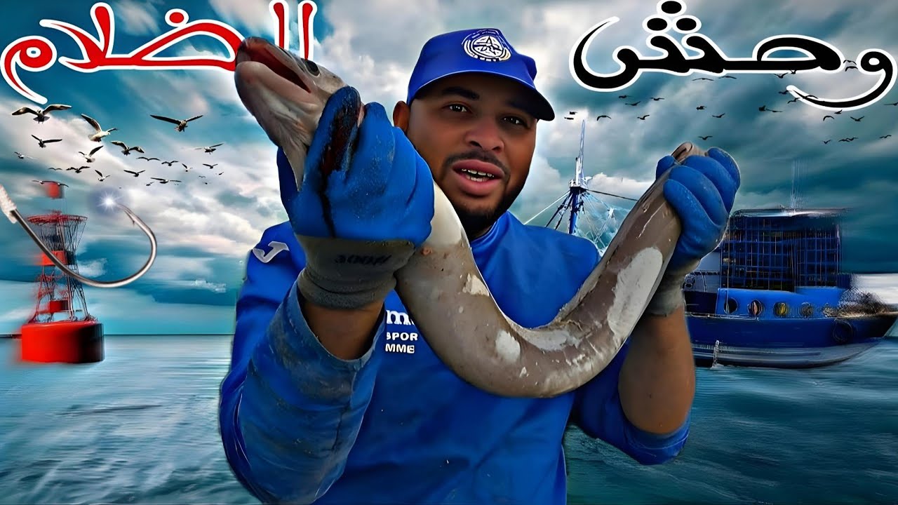 كفاح البحار: تحدي صيد اسماك 🐟🦈🐙🐠🦑اول يوم في رمضان🌛 حصيلة لبئس بيها