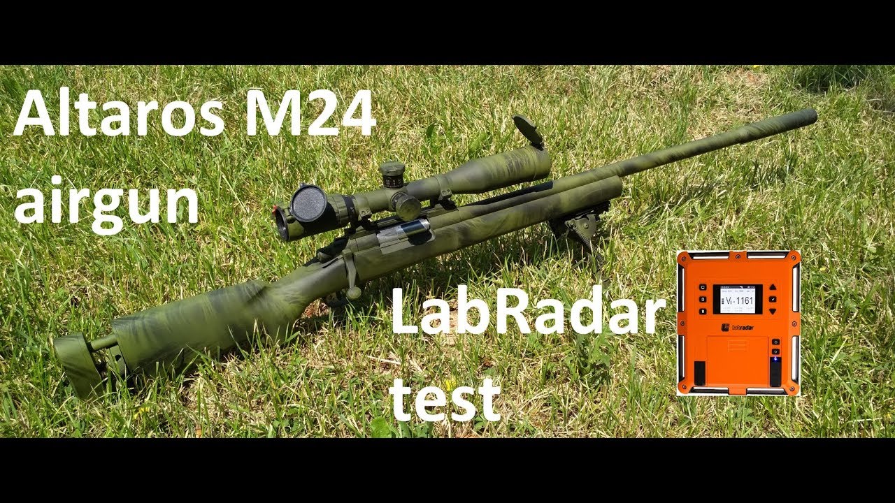 Altaros M24 airgun and LabRadar