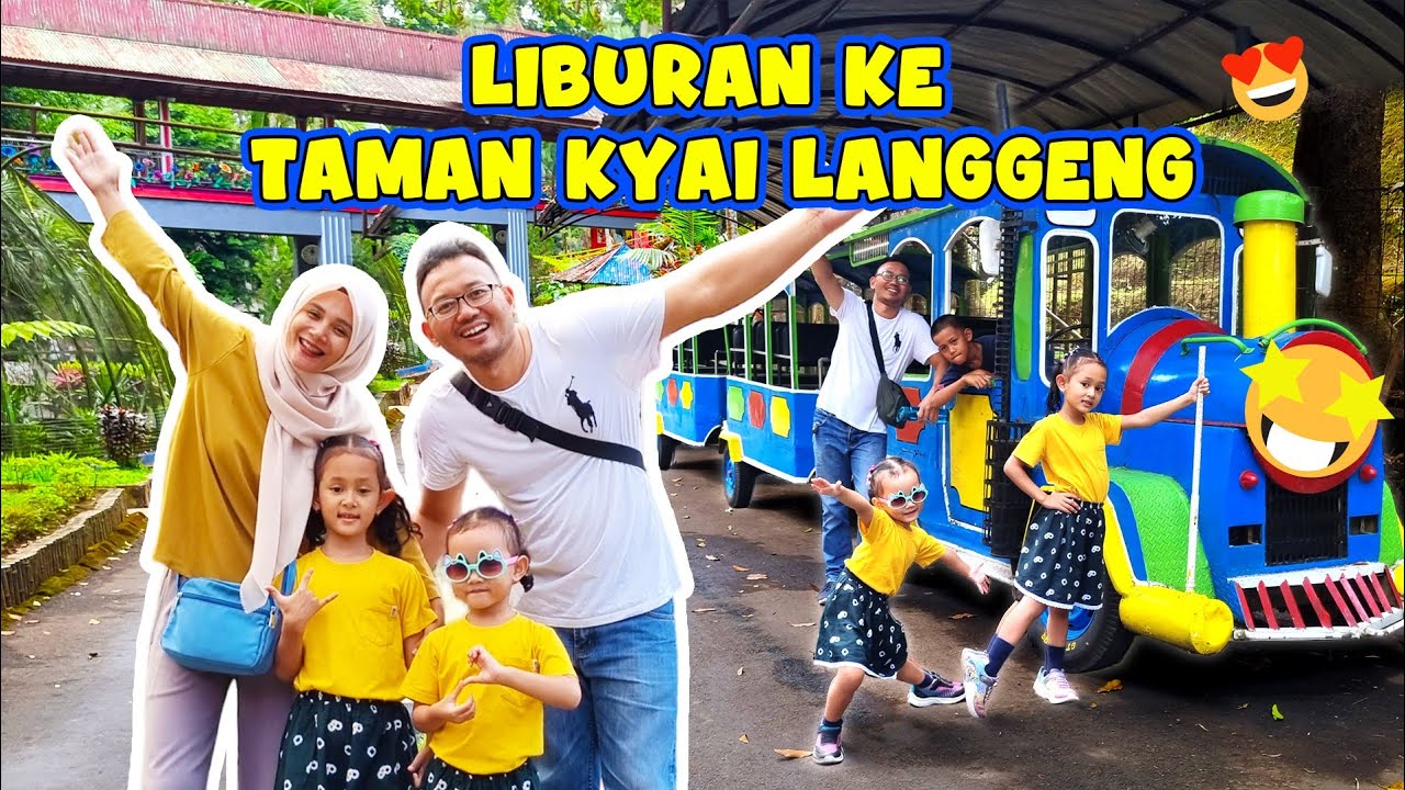SERUNYA QAIREEN LIBURAN KE TAMAN KYAI LANGGENG MAGELANG NAIK ODONG ODONG DAN BECAK AIR 😍#viralvideos