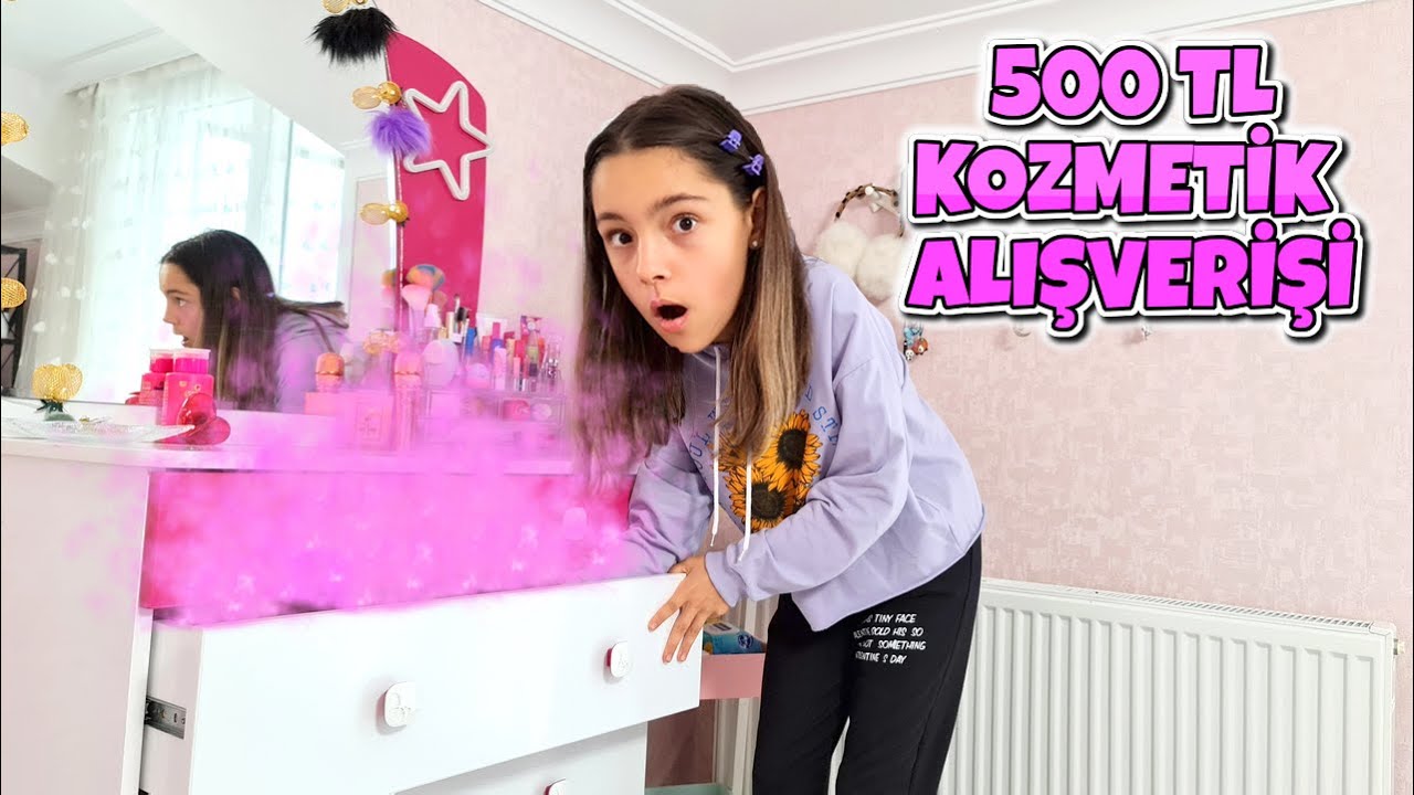 500 TL KOZMETİK ALIŞVERİŞİ OYUNCAX TV MELİKE