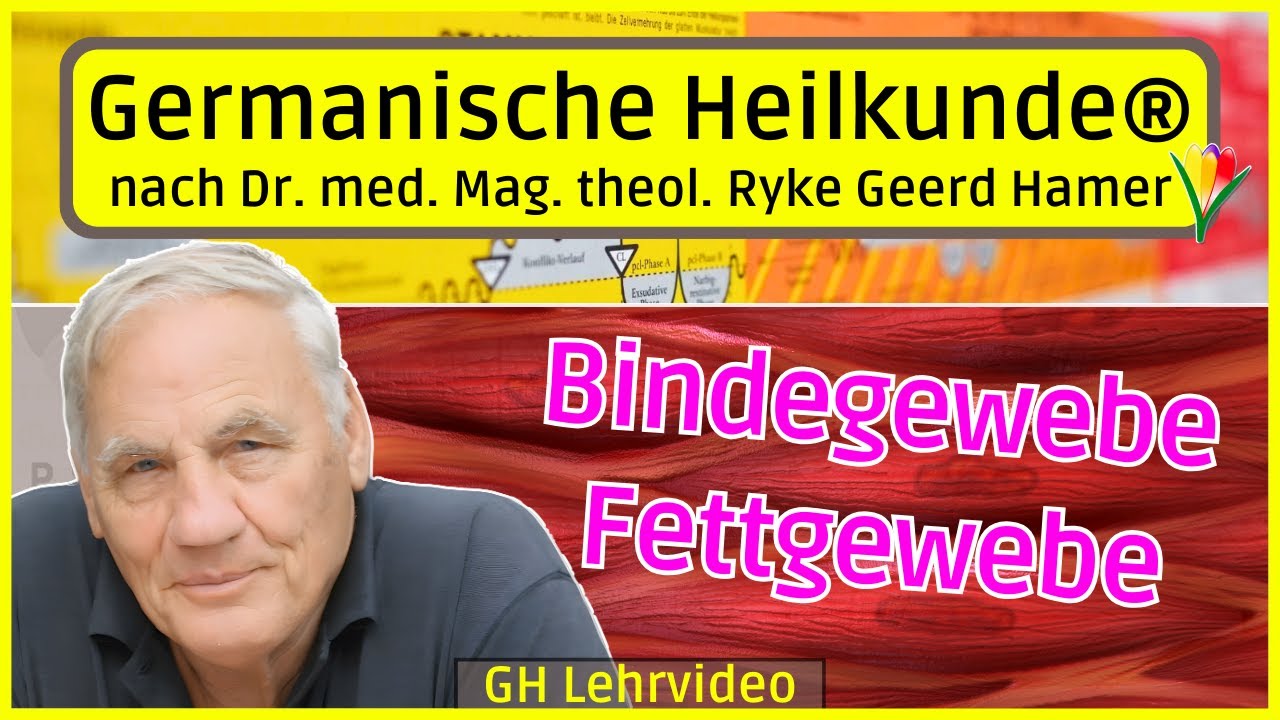 Bindegewebe / Fettgewebe ⎮ Lehrvideo ⎮ Germanische Heilkunde&reg;