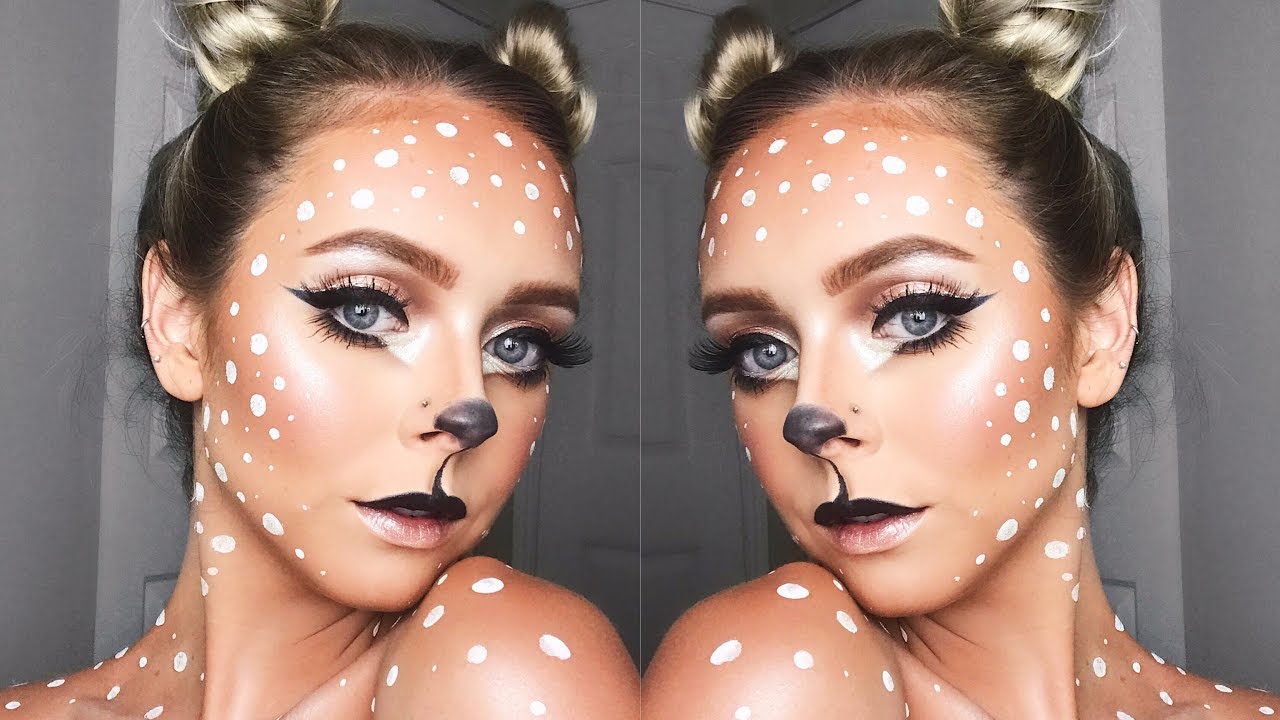 CUTE AND EASY DEER MAKEUP LOOK