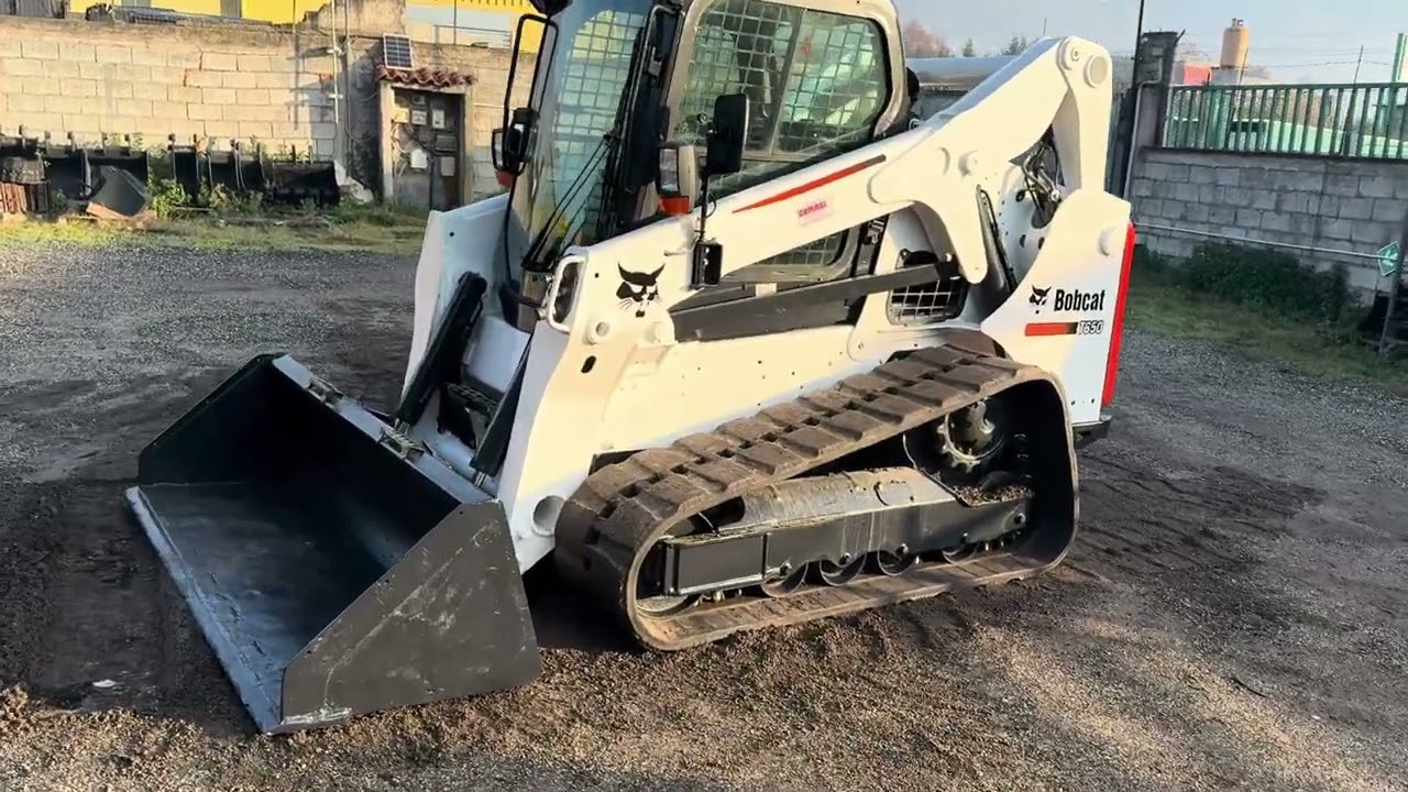 MINIPALA SKID STEER LOADER BOBCAT T650 TURBO HF A/C 2018