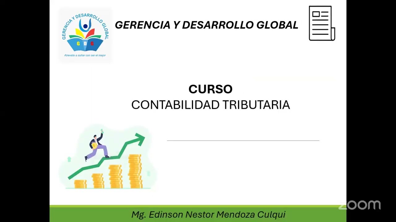 𝐂𝐔𝐑𝐒𝐎 𝐃𝐄 𝐀𝐂𝐓𝐔𝐀𝐋𝐈𝐙𝐀𝐂𝐈𝐎́𝐍: CONTABILIDAD TRIBUTARIA