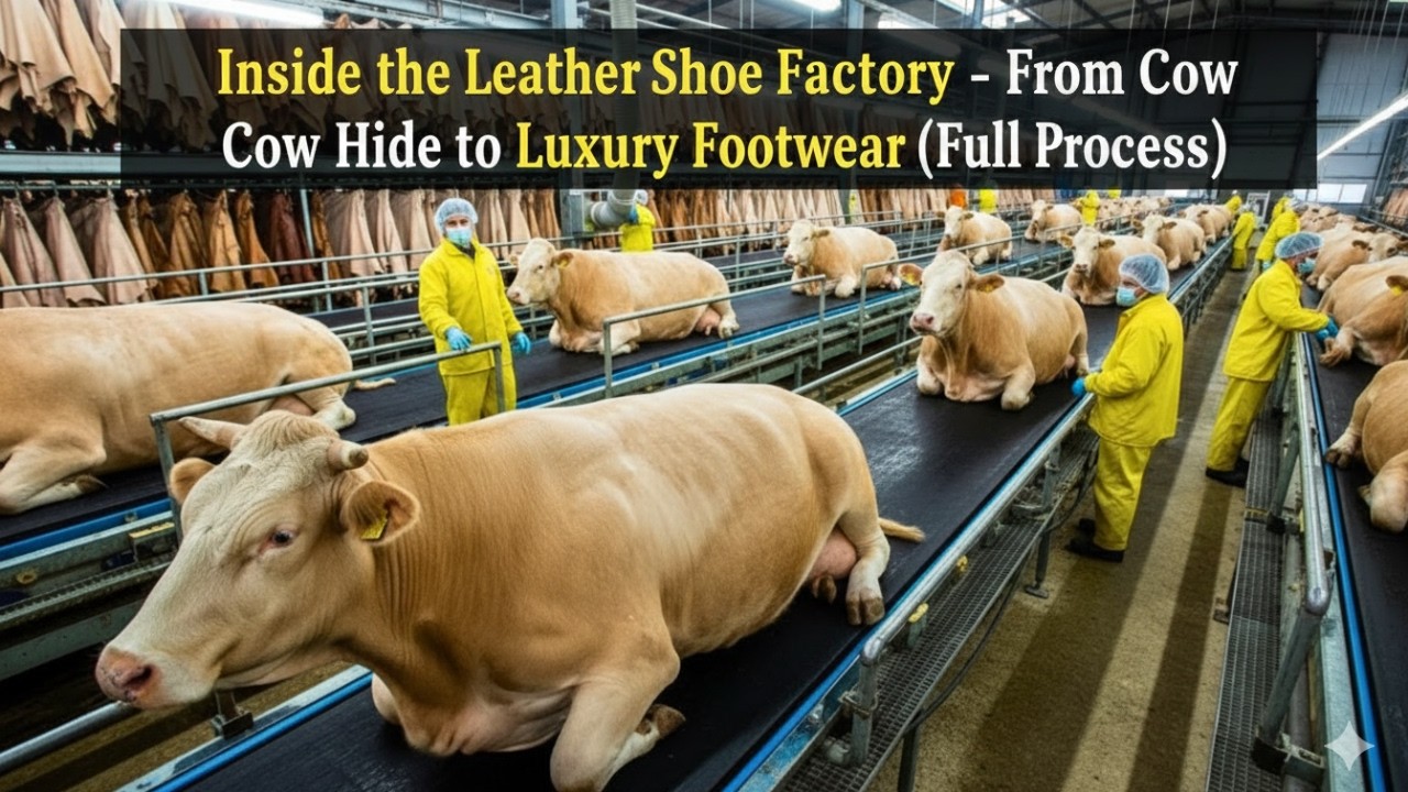 👞 Inside the Leather Shoe Factory &ndash; From Cow Hide to Luxury Footwear
