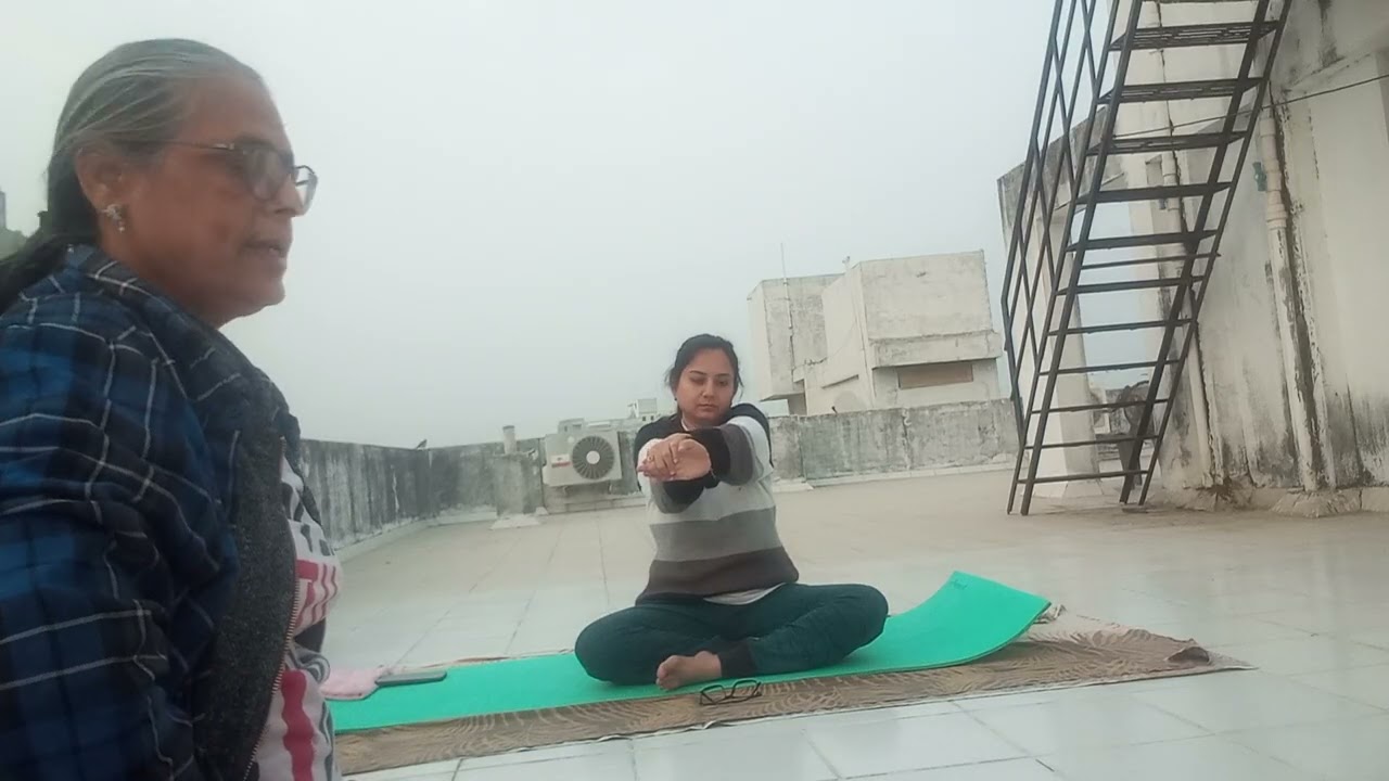 Daily yoga #2 Easy exercises 15 minits