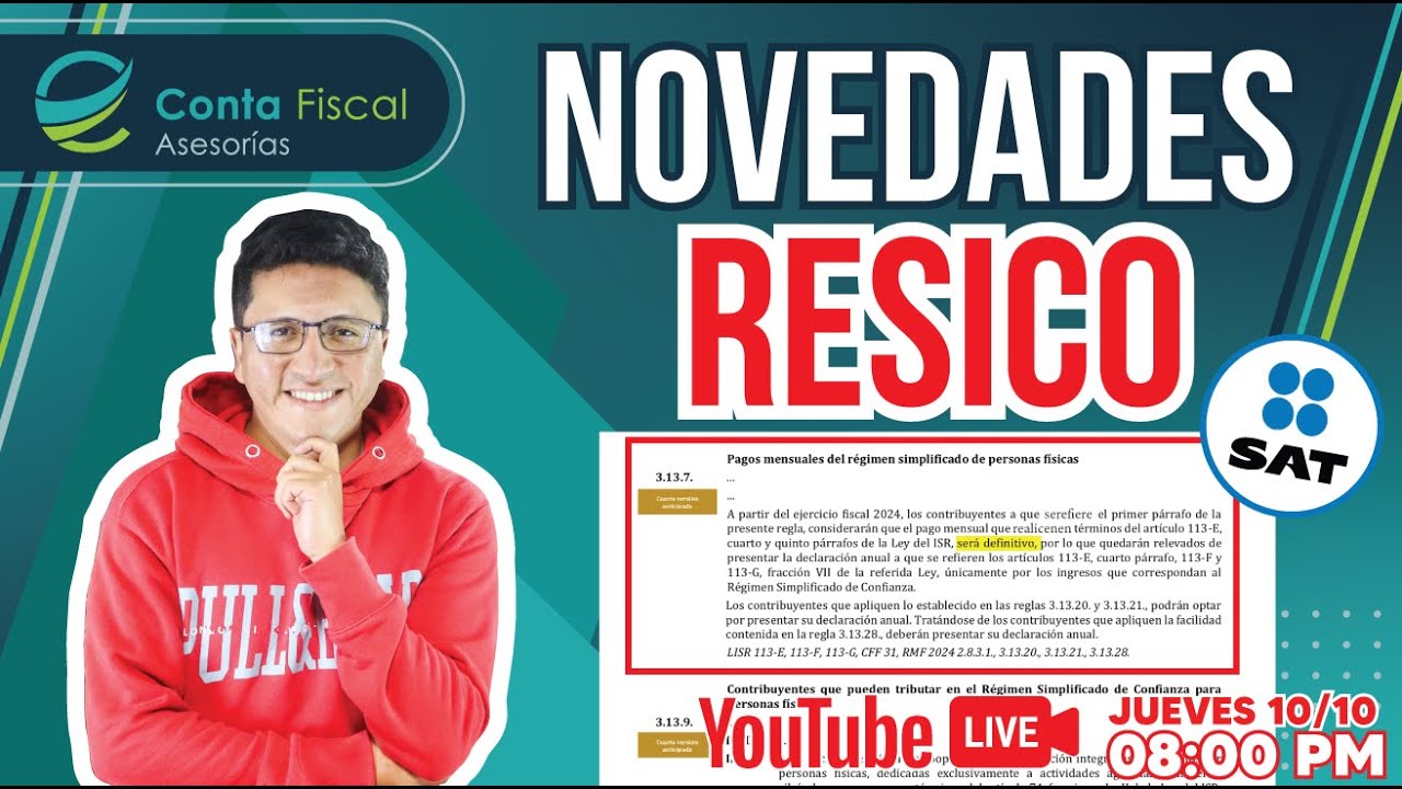 CURSO: RESICO FÍSICA no PRESENTA ANUAL  - EXPULSADOS PUEDEN REGRESAR🔥